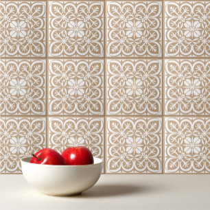 Lattè beige brown Portuguese Mediterranean Tile