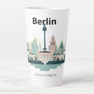 Latte Berlin Skyline Tasse - Heimatliebe Pur