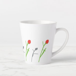 Latte coffee cup