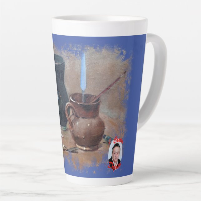 Latte Coffee Cup (Right Angle)