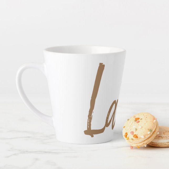 Latte coffee lovers espresso latte mug (In Situ)