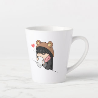 Latte coffee mug
