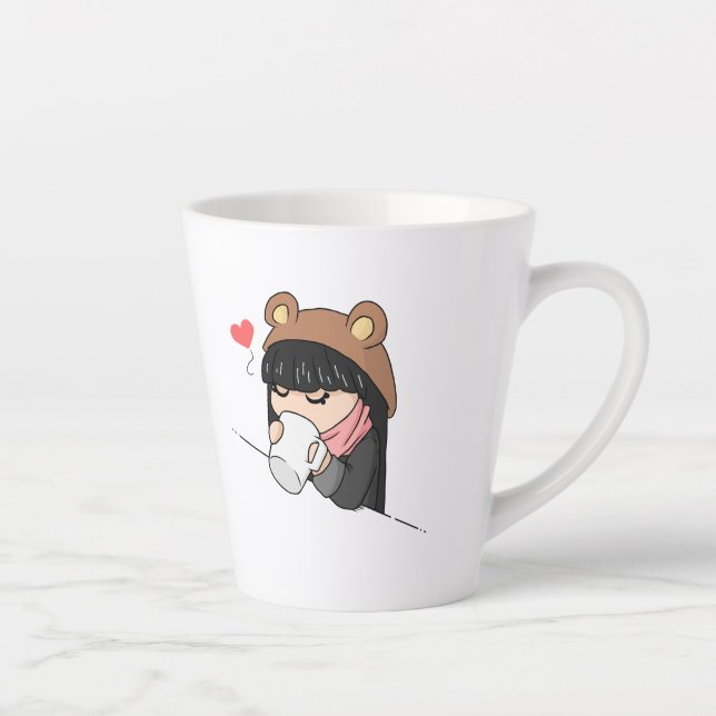 Latte coffee mug (Right)