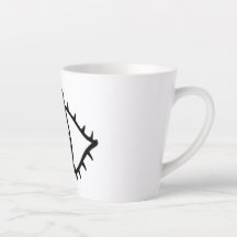 Latte coffee mug