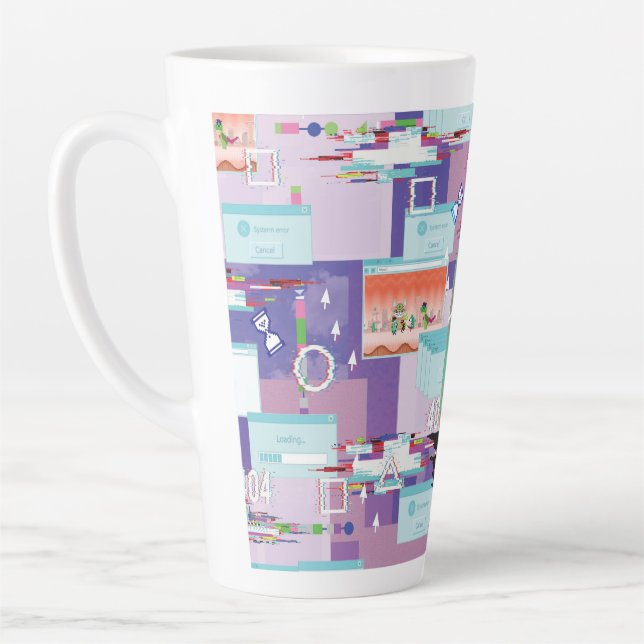 Latte coffee race Mary Fields Mug (Left)