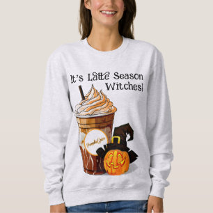 Latte épice citrouille Sorcière Femmes SWEAT