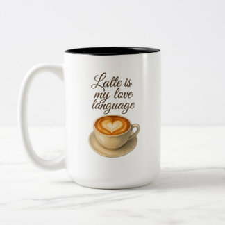 Latte Est Mon Amour Langue Premium Mug