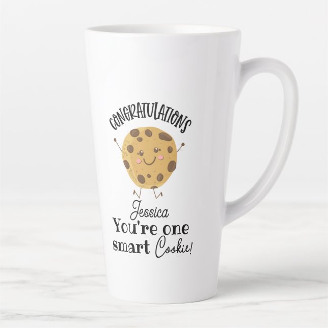 Latte félicitations, vous êtes une tasse à café à biscui (Droite)