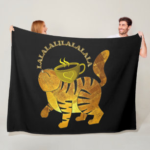LATTE KAT FLEECE BLANKET! BLANKET