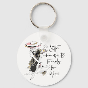 Latte Keychain