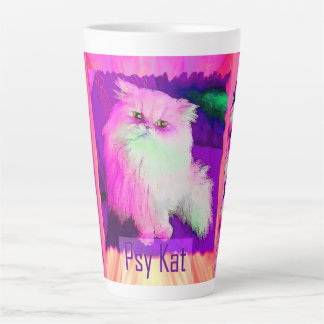 Latte Le PSY Kat / The Psychic Cat (par ACCI) Tasse à pa