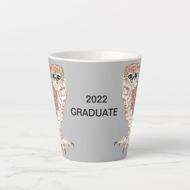 Latte Mug ; 2022 Wisdom Owl Graduate (Front)
