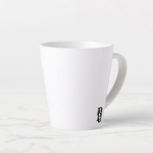 Latte Mug Abstract Trend Interior Decor Blue Ocean