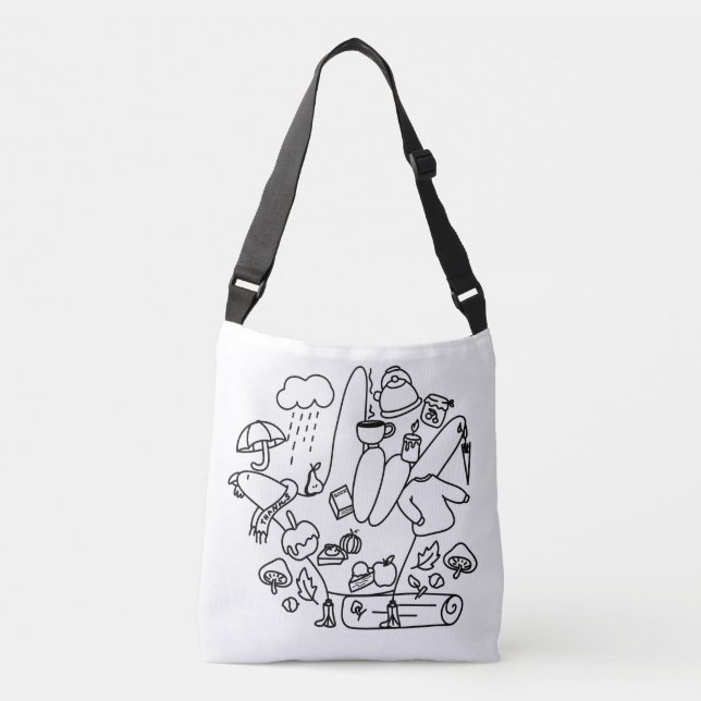 Latte Mug Crossbody Bag (Front)