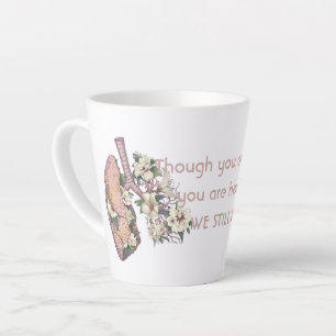 Latte Mug du survivant de la transplantation pulmo