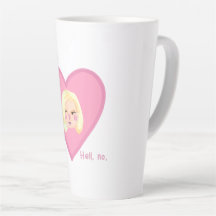 Latte Mug filles humeur