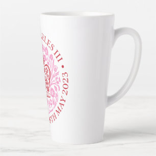 Latte Mug for 2023 Coronation - Red 