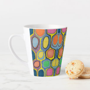 LATTE MUG "GEO COLOR