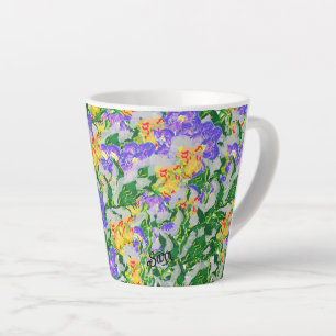Latte Mug : Jardin De Fleurs