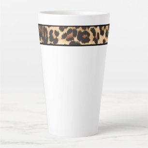Latte Mug-Leopard Print Mug