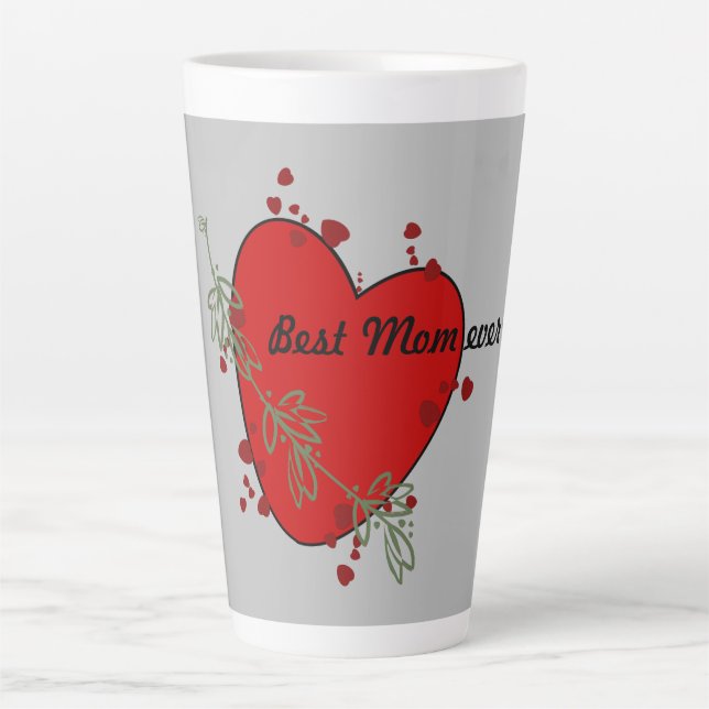 Latte Mug "Meilleure maman" (Devant)