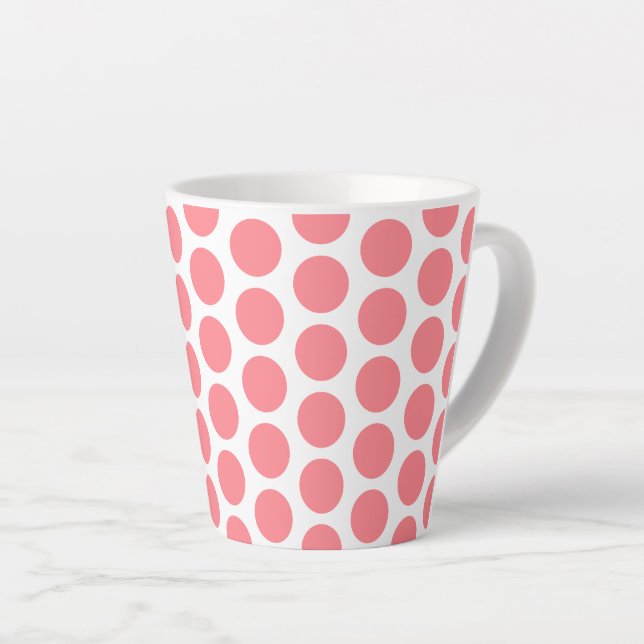 Latte Mug Pois Latte Mug (Angle droit)