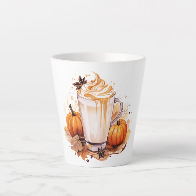 Latte Mug-Pumpkin Spice Mug (Front)