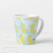 Latte Mug : Rain Teardrops of Potato Chips