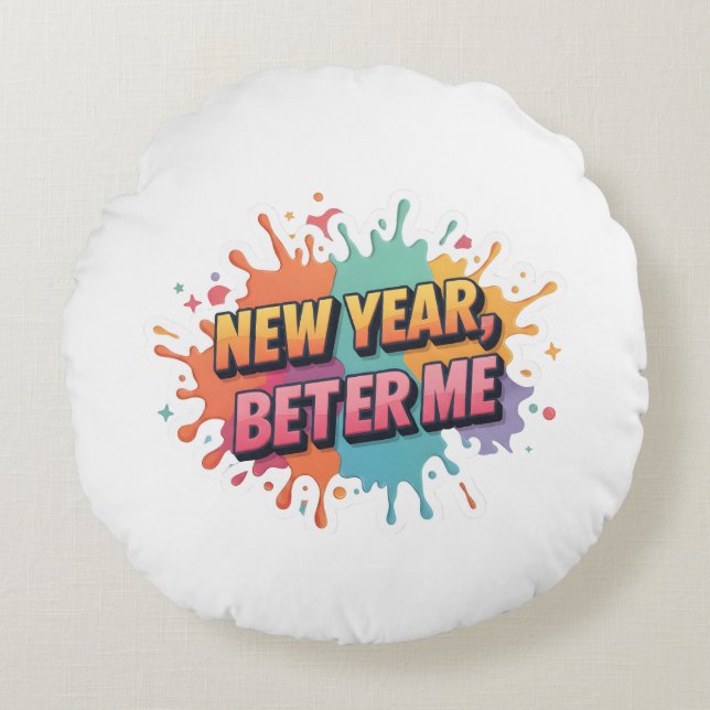 Latte Mug Round Pillow (Front)