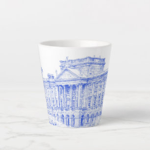 Latte Mug (S) - 'The Grounds at Pemberley' (Bleu)