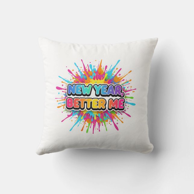 Latte Mug Throw Pillow (Back)