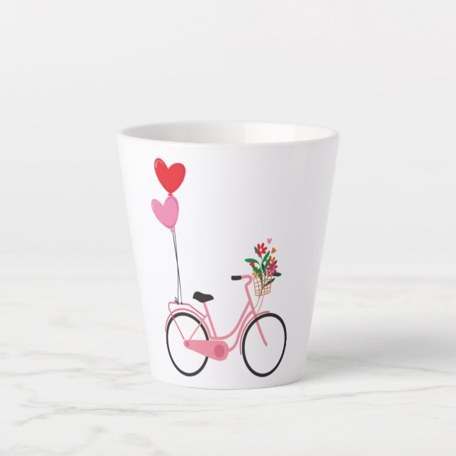 Latte Mug - Vélo (Devant)
