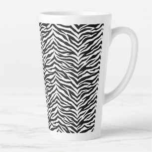 Latte Mug-Zebra Print Mug