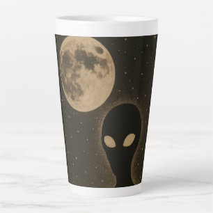 Latte mugs Retro Alien Encounter