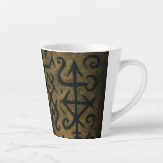 Latte mugs with Ancient Runes Feel