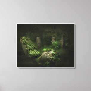 Latte Stones Overturned Tasa Jinapsan Way Canvas Print