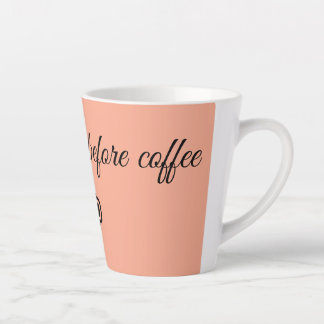 Latte Tasse à café drôle ☕