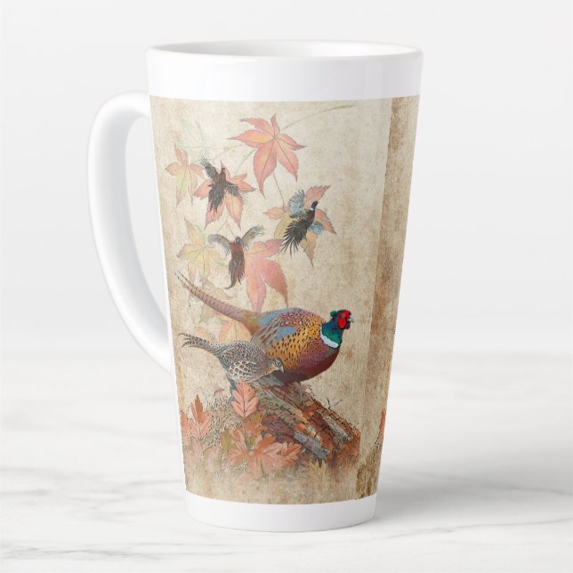 Latte Tasse à papier (Angle gauche)