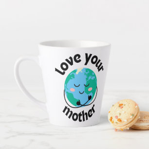 LATTE TASSE AMOUR DE LA MÈRE TERRE