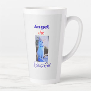 Latte Tasse Ange, le Chat Sassy