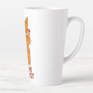 Latte Tasse Chat Analyste Rétro – Cadeau pour amateur de