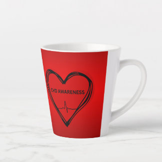 Latte Tasse de sensibilisation à la cardiopathie congéni