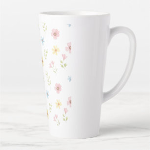 Latte Tasse en céramique Champ de Printemps Fantaisiste 