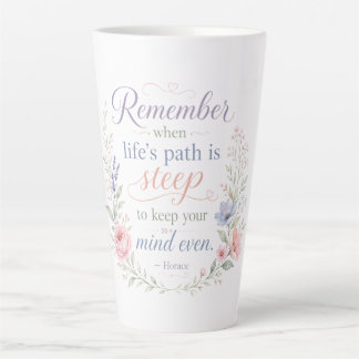 Latte Tasse Florale Positivité