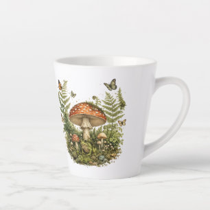 Latte Tasse Grenouille et Champignon de la Forêt Enchant