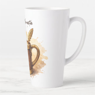 Latte Tasse l'encre du matin