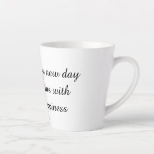 Latte Tasse Matinée Positive