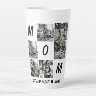 Latte Tasse personnalisée avec photo de maman : fête des