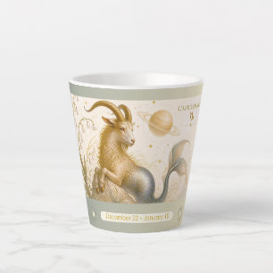 Latte Tasse petit lait Capricorne Sceau de Salomon Art N