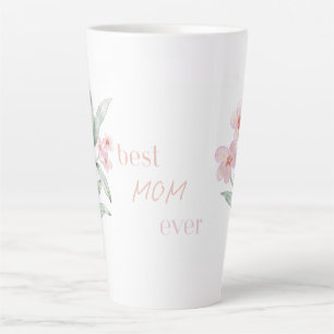 Latte Tasse rose Meilleure maman ever - Latte, Cadeau de